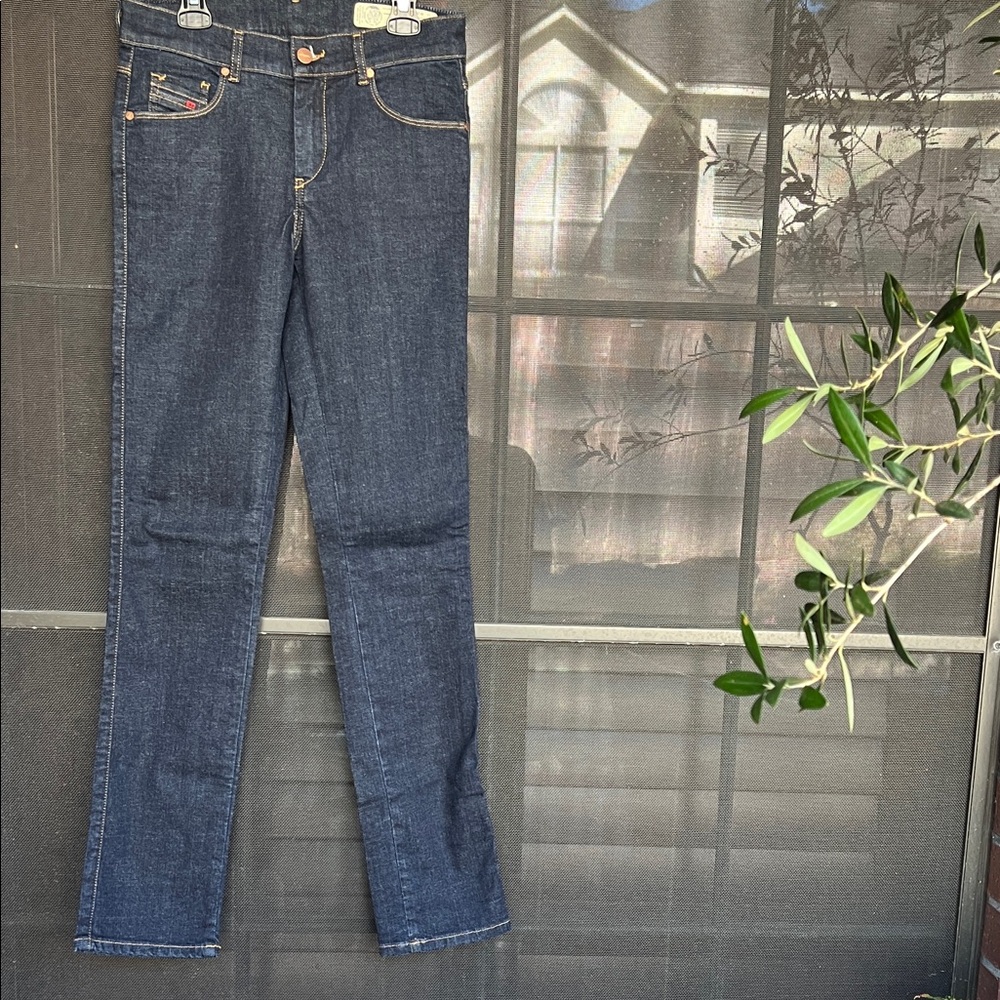 Diesel Dark Blue Straight Leg Women's Jeans